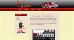 Desktop Screenshot of fahrenheituniforms.com